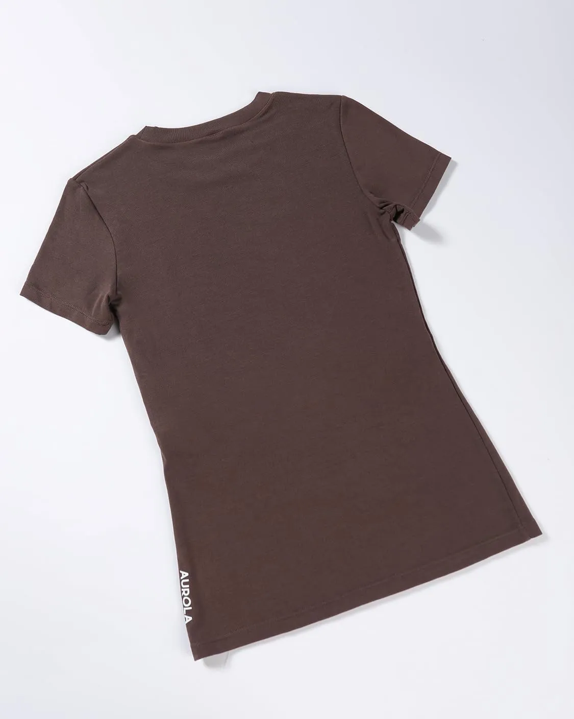 AUROLA Everyday Fitted T-Shirt for Women,Crew Neck Basic Short Sleeves T ShirtCrop Tops Modal Slim Fit Tee