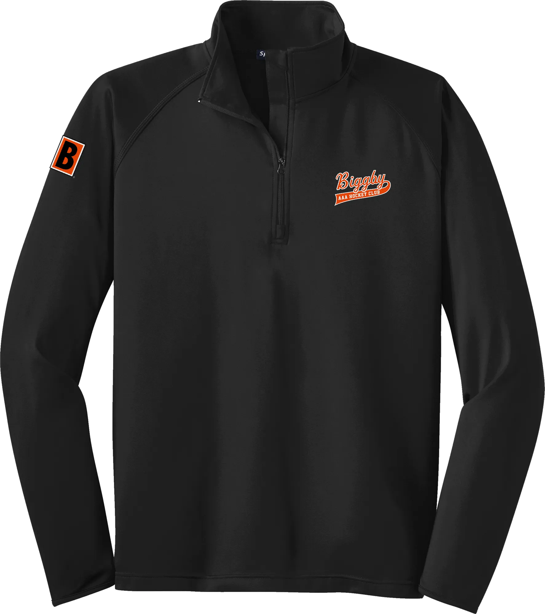 Biggby Coffee AAA Sport-Wick Stretch 1/4-Zip Pullover