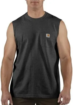 Carhartt Men's Workwear Pocket Sleeveless Midweight T-Shirt