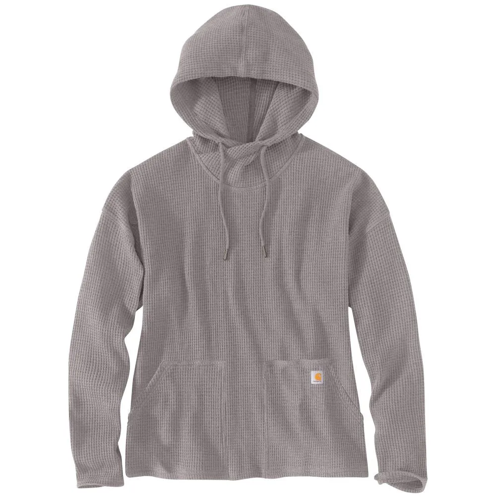 'Carhartt' Women's Heavyweight Thermal Hoodie - Asphalt Heather