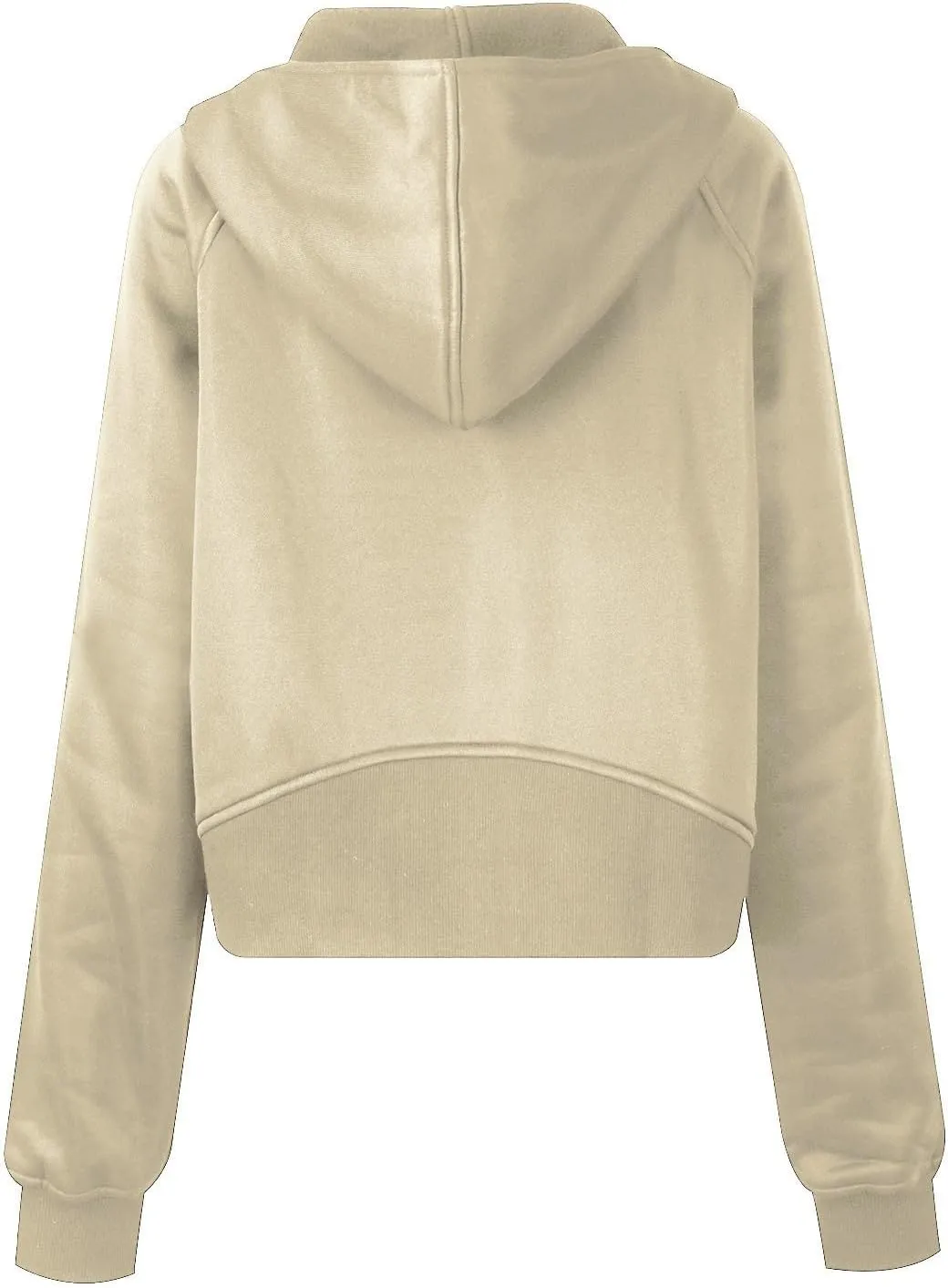 Ceboyel Women Full Zip Up Cropped Hoodie Oversized Sweatshirt Trendy Y2K Fleece Jackets Fall Winter Outfits Clothes 2023