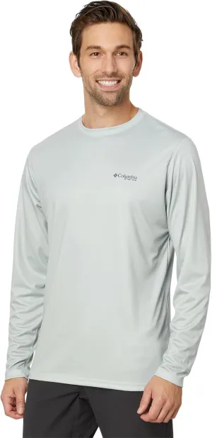 Columbia Men's PFG Terminal Tackle Fish Flag Long Sleeve Fishing Shirt