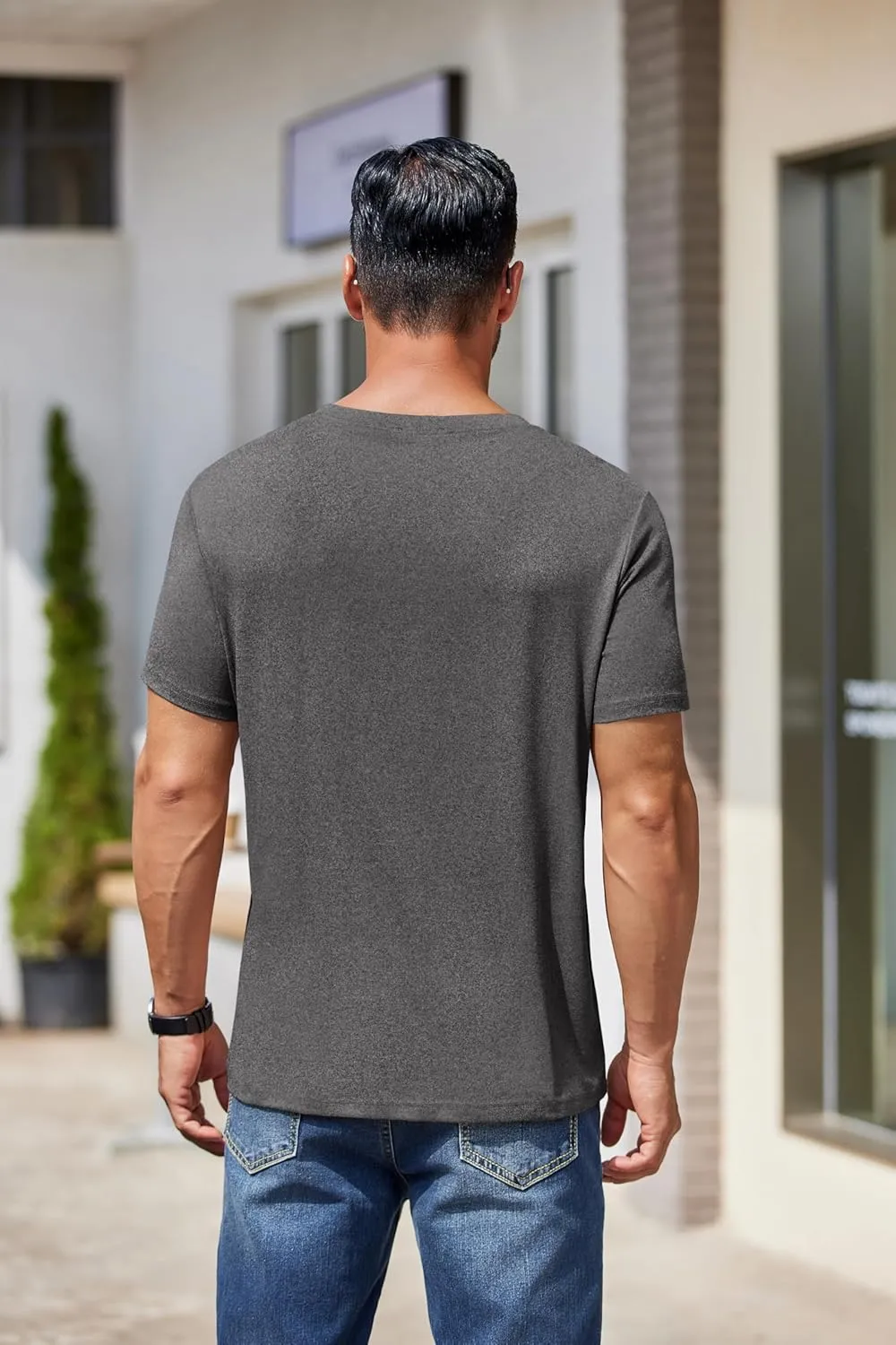 COOFANDY Men's Short Sleeve T-Shirts Crew Neck Casual Summer T Shirts 1-3 Pack Basic Tee Shirt