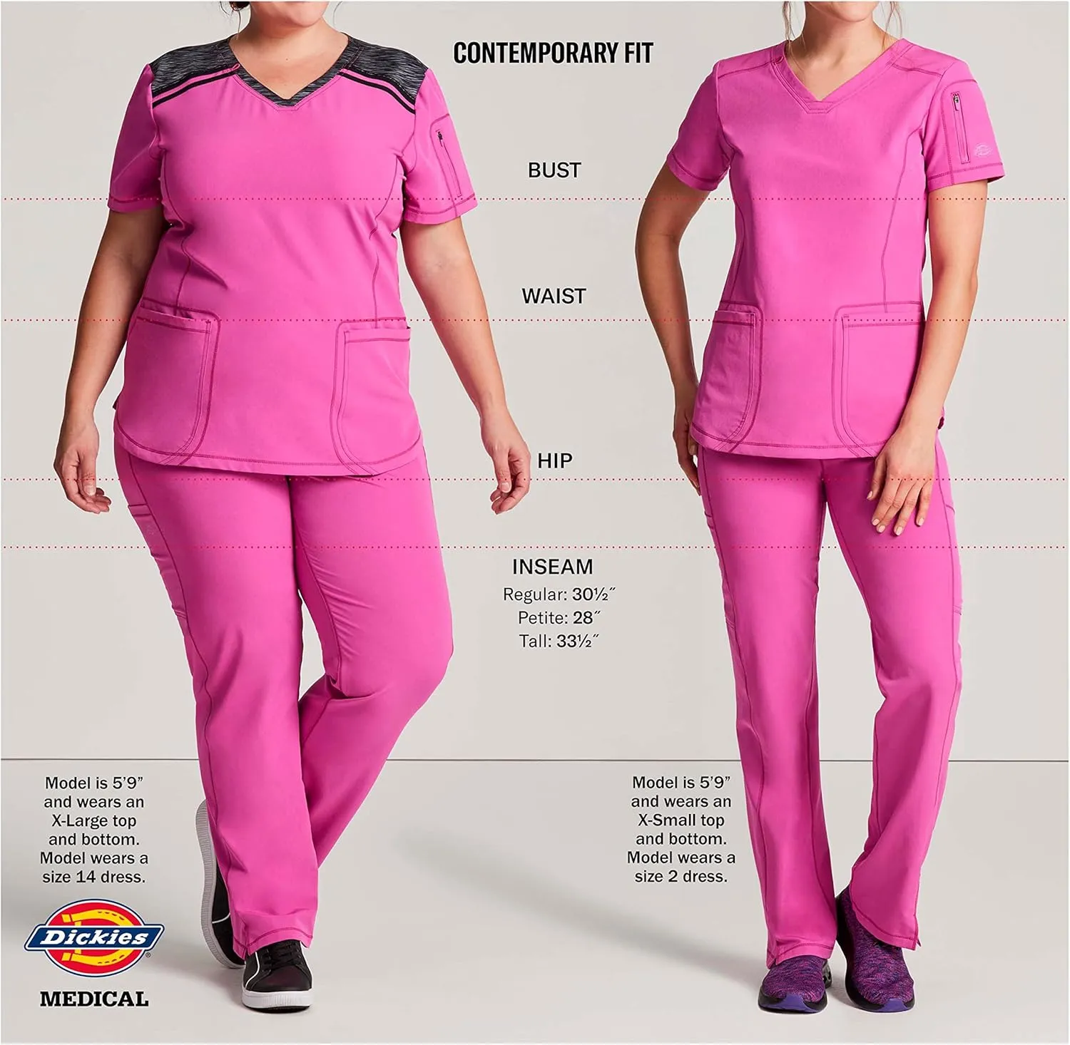 Dickies Dynamix Scrub Joggers for Women, Athletic-Inspired, DK185
