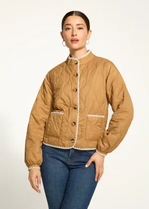French Dressing Jeans Reversible Light Weight Puffer With Contrast Stitching - 1775760