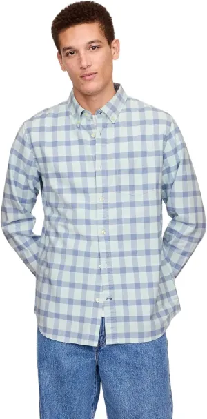 GAP Men's Long Sleeve Oxford Button Down Shirt