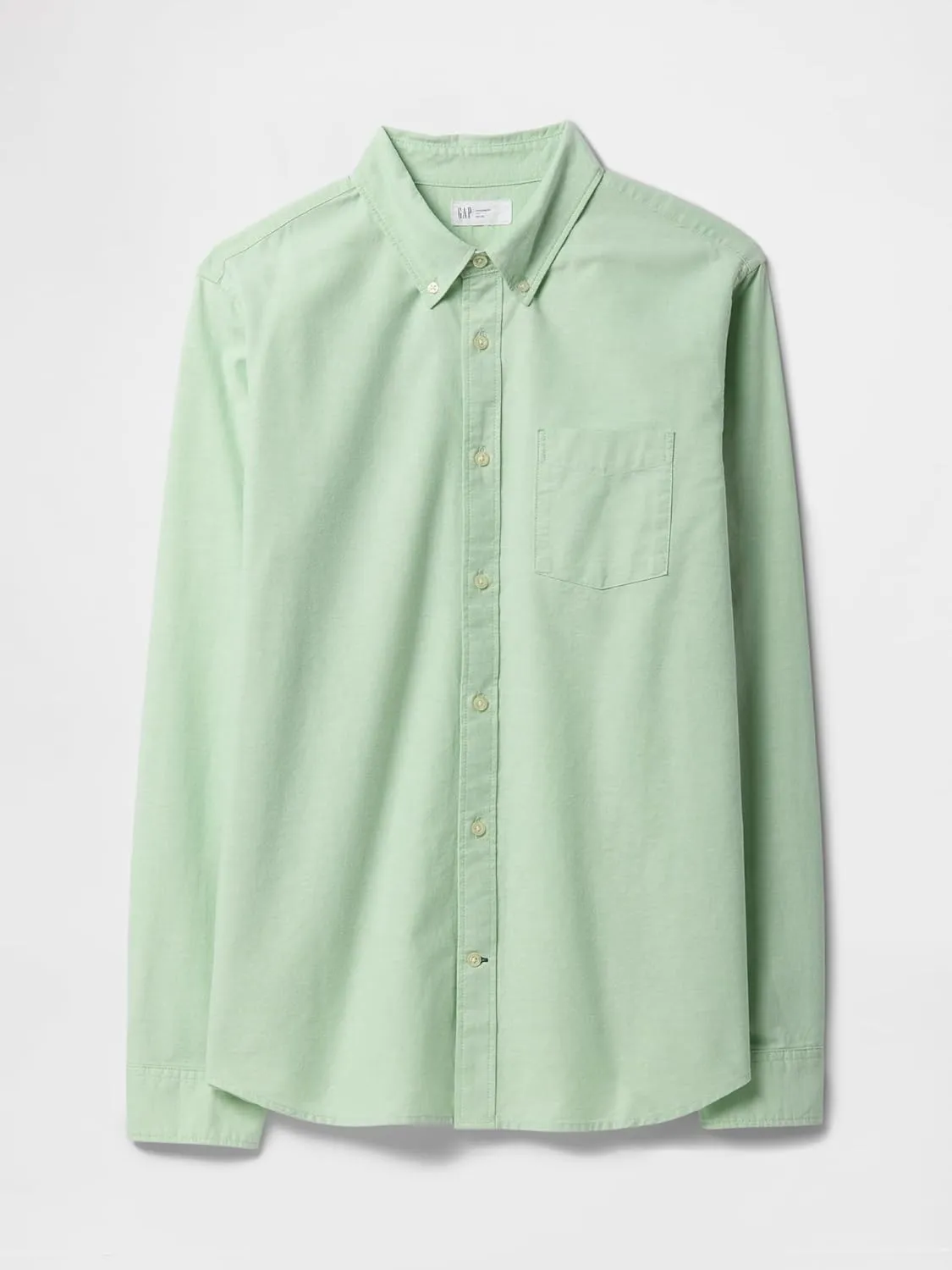 GAP Men's Long Sleeve Oxford Button Down Shirt