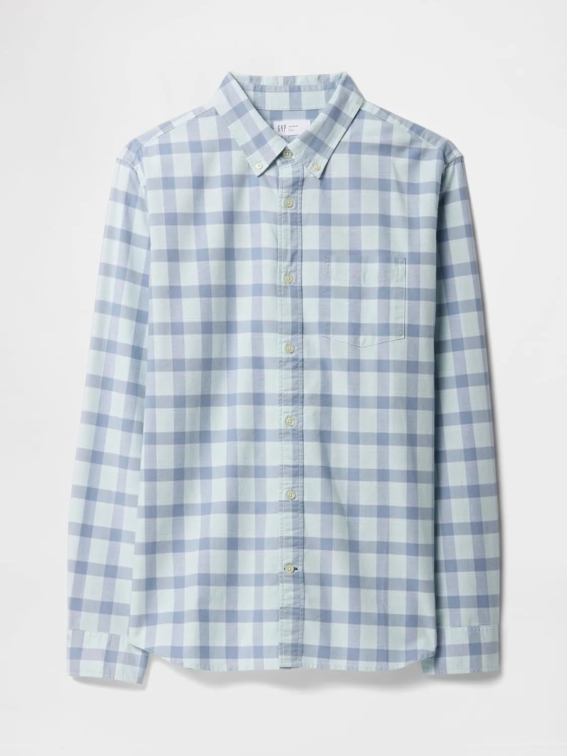 GAP Men's Long Sleeve Oxford Button Down Shirt