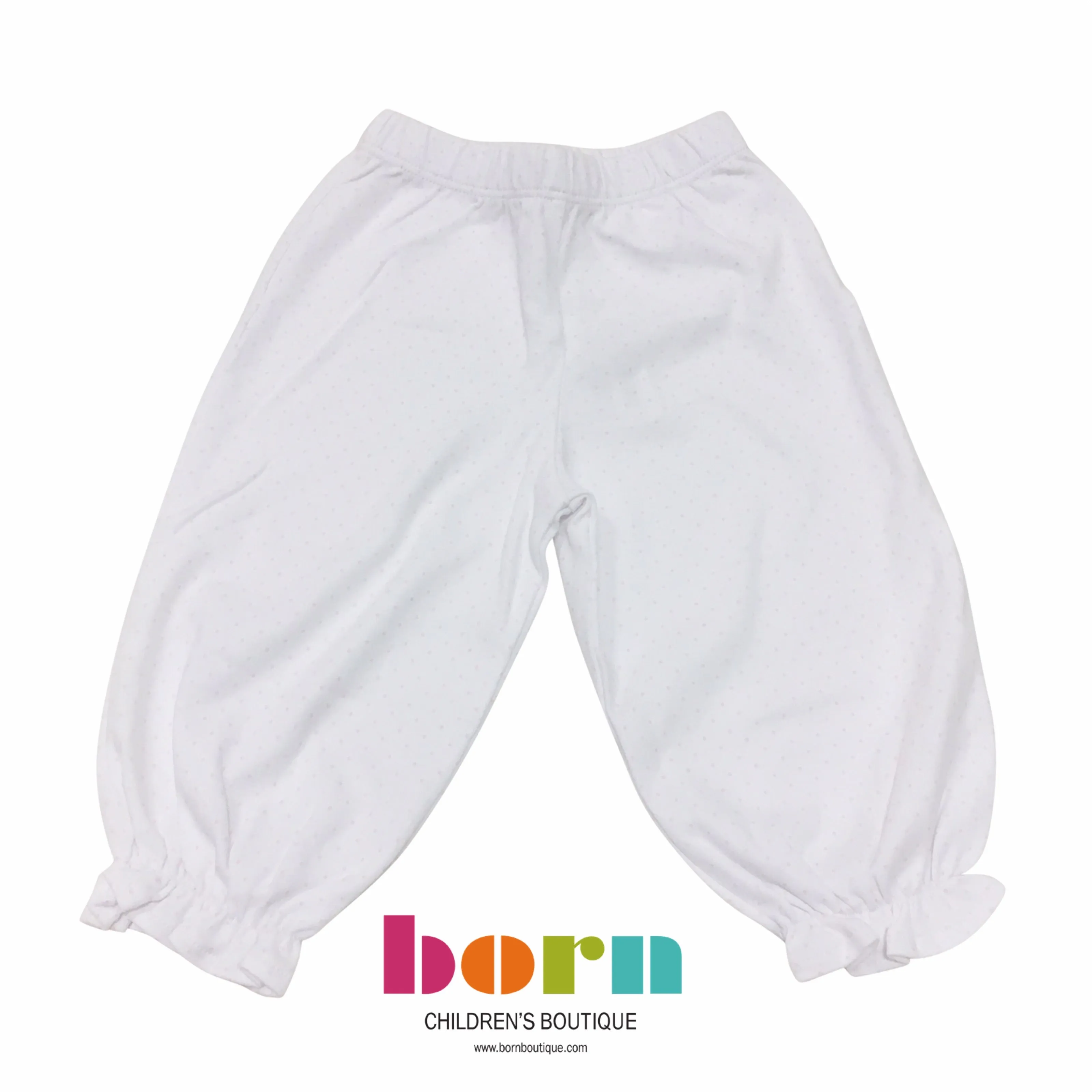 Girl Bloomer Pants Light Pink Dot