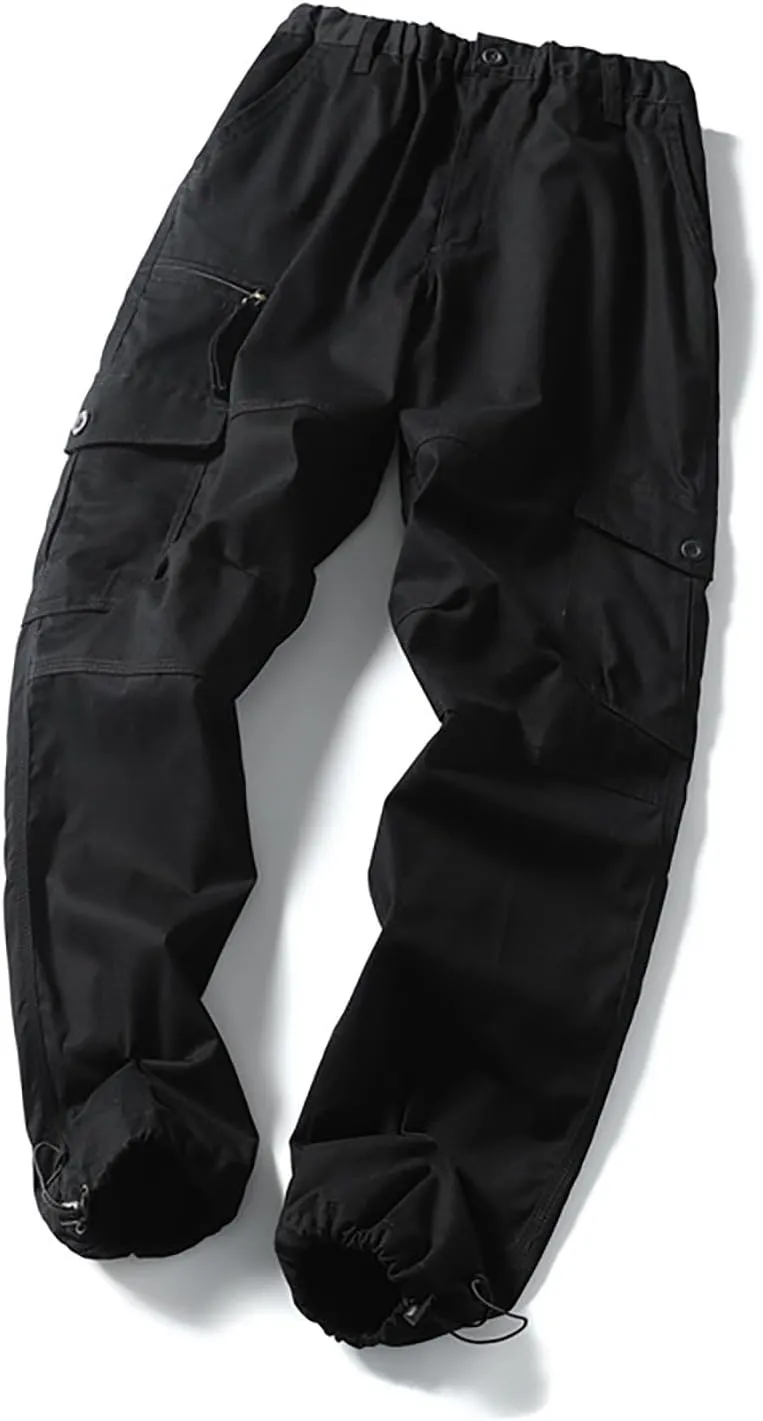 GOFULY Cargo Pants for Men Ripstop Stretch Baggy Sweatpants with Pockets Slim Fit Pants Big and Tall Pants Workout Joggers