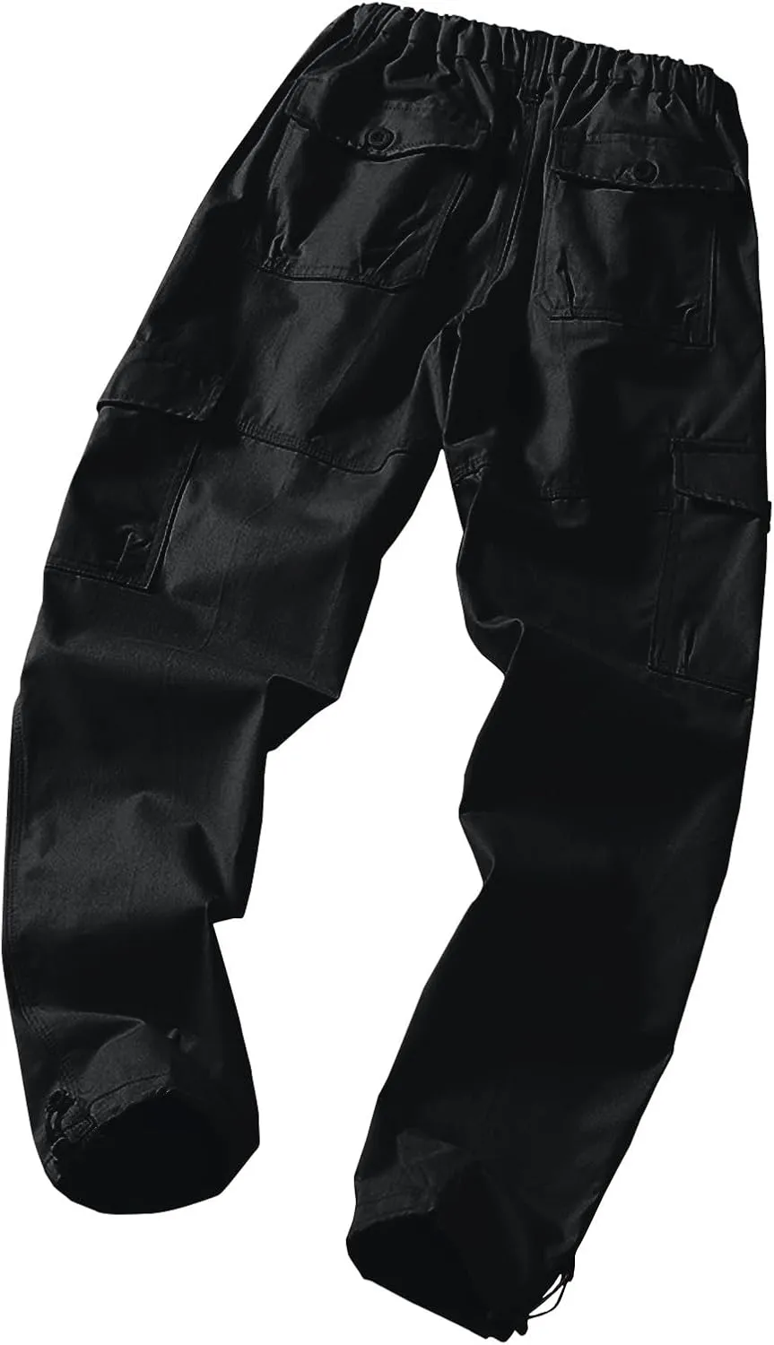 GOFULY Cargo Pants for Men Ripstop Stretch Baggy Sweatpants with Pockets Slim Fit Pants Big and Tall Pants Workout Joggers