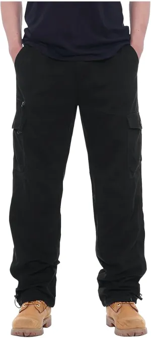 GOFULY Cargo Pants for Men Ripstop Stretch Baggy Sweatpants with Pockets Slim Fit Pants Big and Tall Pants Workout Joggers