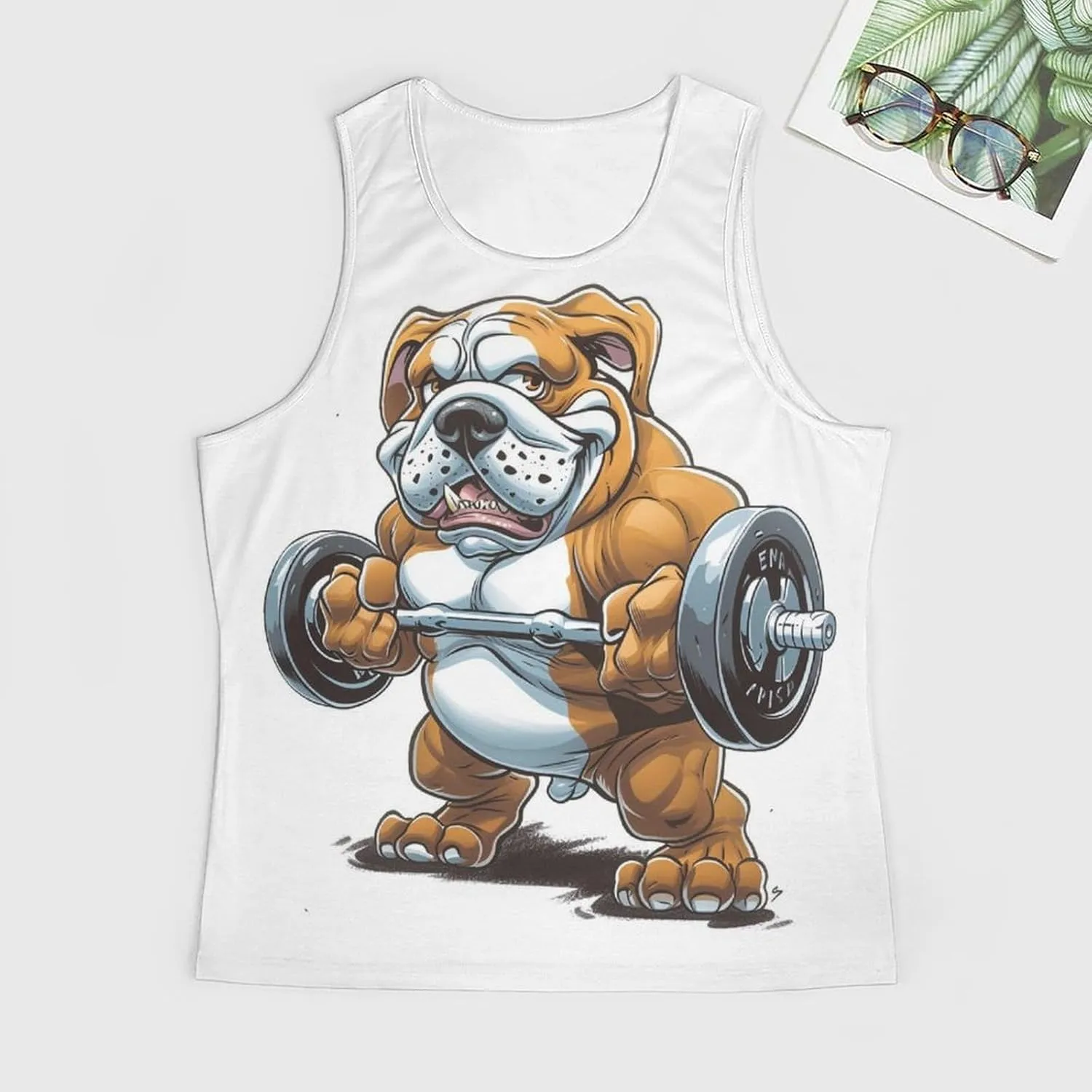 Gym Shirts Men Graphic Tank Top Summer Sleeveless Shirt Quick Dry Cool Crew Neck 3D Design Bodybuilding Fit Tee