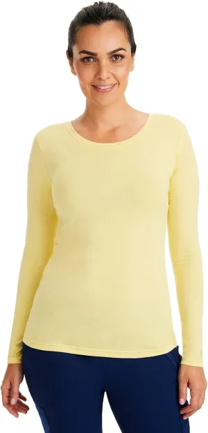 Healing Hands Women's Underscrub Soft Knit Melissa Longsleeve Scrub Tee with Breathable & Easy Care Fabric 5047