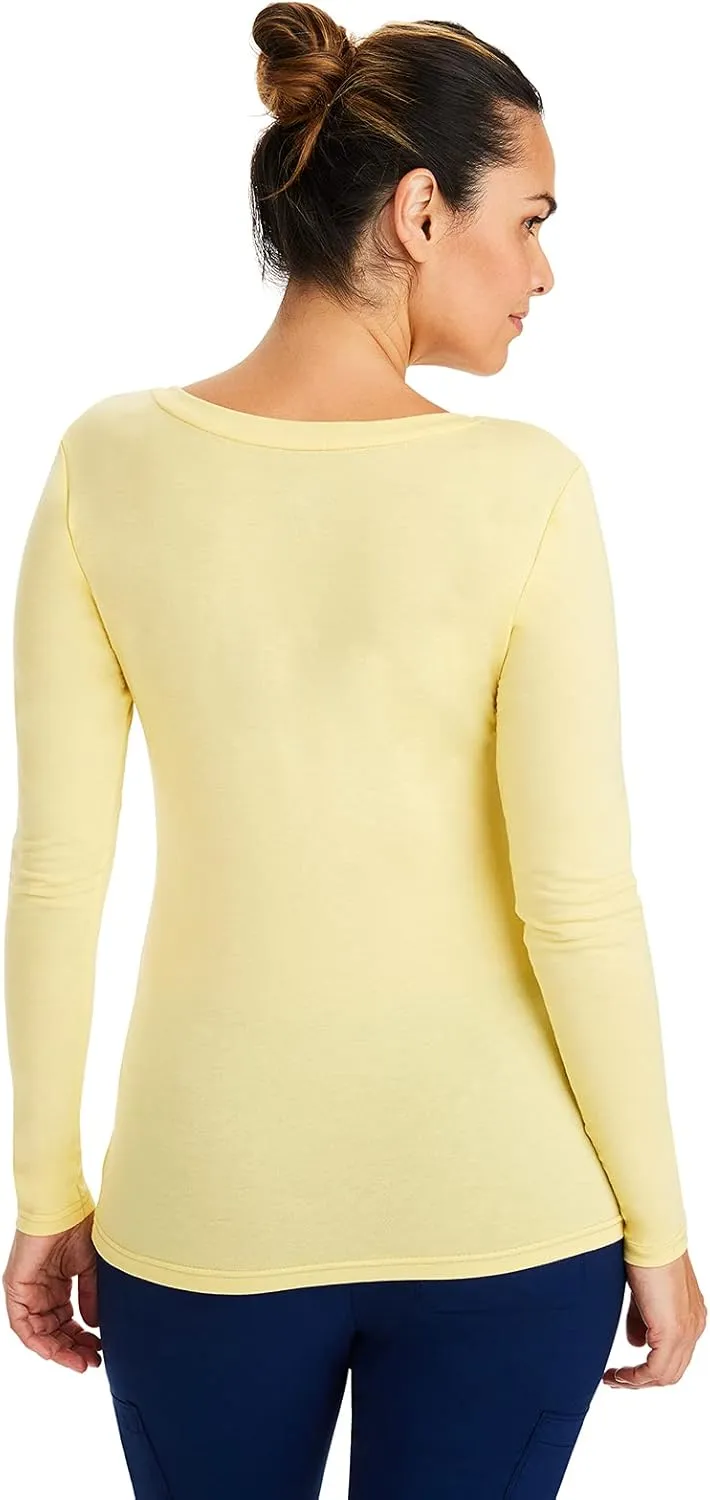 Healing Hands Women's Underscrub Soft Knit Melissa Longsleeve Scrub Tee with Breathable & Easy Care Fabric 5047