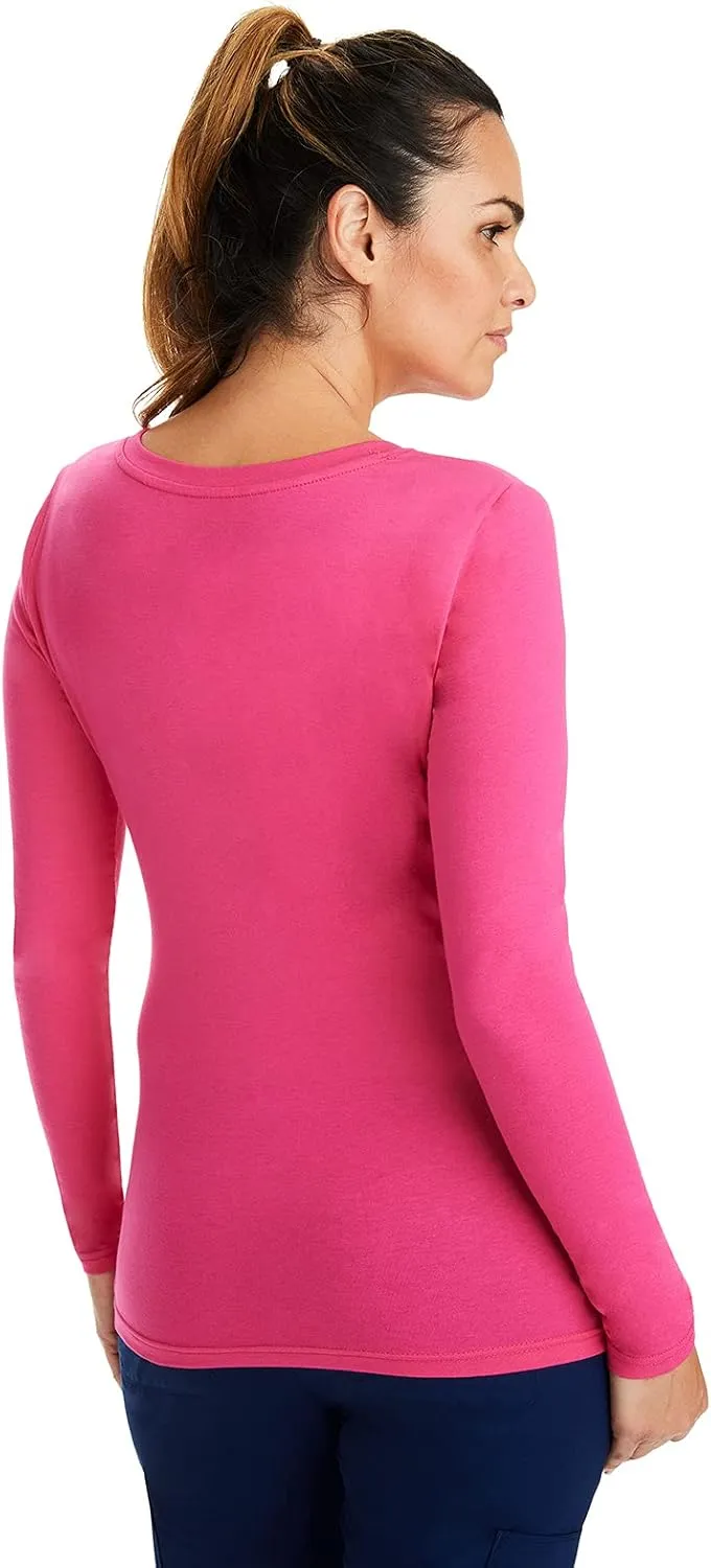 Healing Hands Women's Underscrub Soft Knit Melissa Longsleeve Scrub Tee with Breathable & Easy Care Fabric 5047