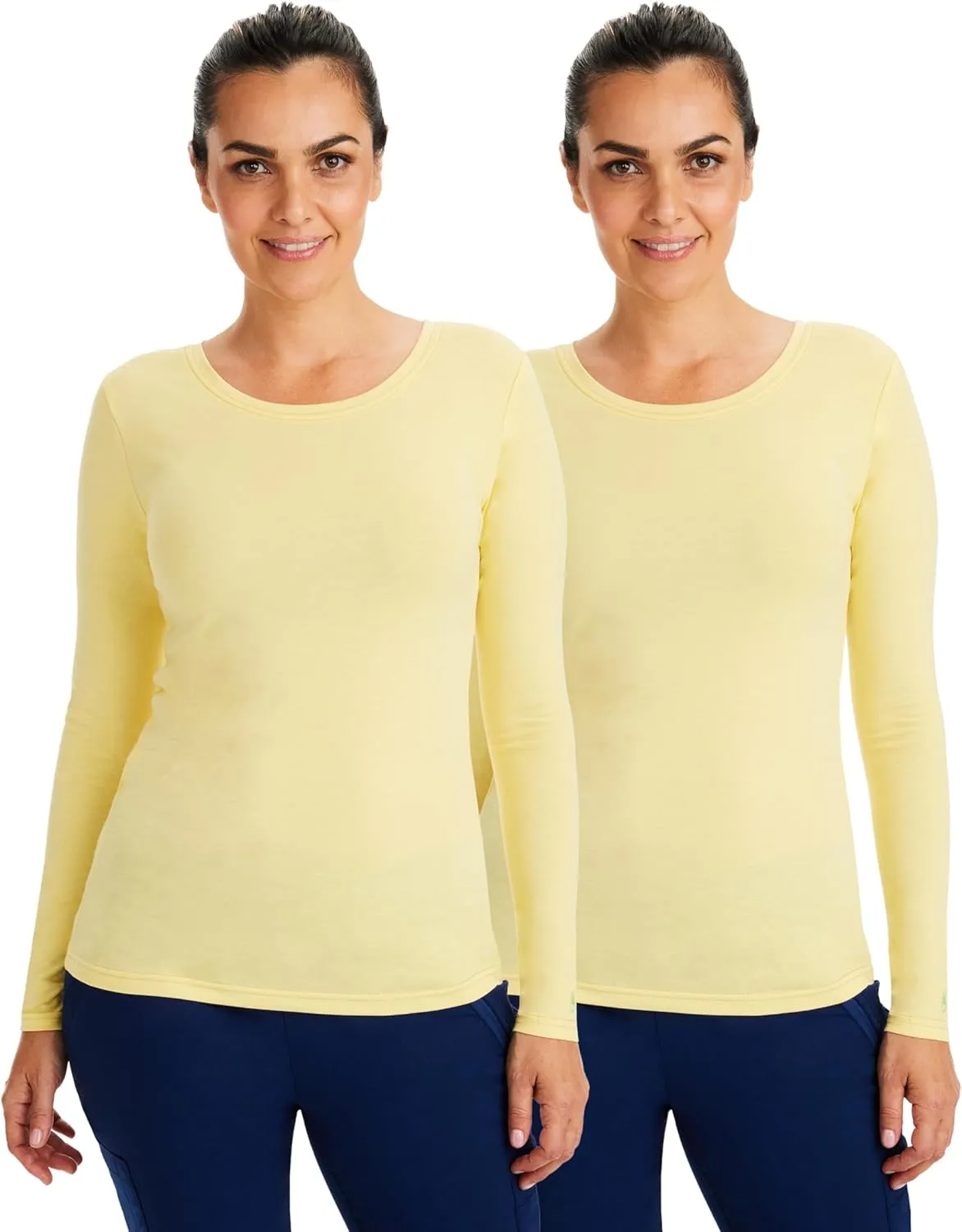 Healing Hands Women's Underscrub Soft Knit Melissa Longsleeve Scrub Tee with Breathable & Easy Care Fabric 5047