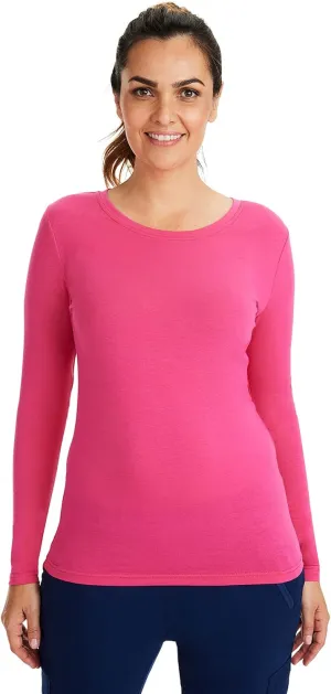 Healing Hands Women's Underscrub Soft Knit Melissa Longsleeve Scrub Tee with Breathable & Easy Care Fabric 5047