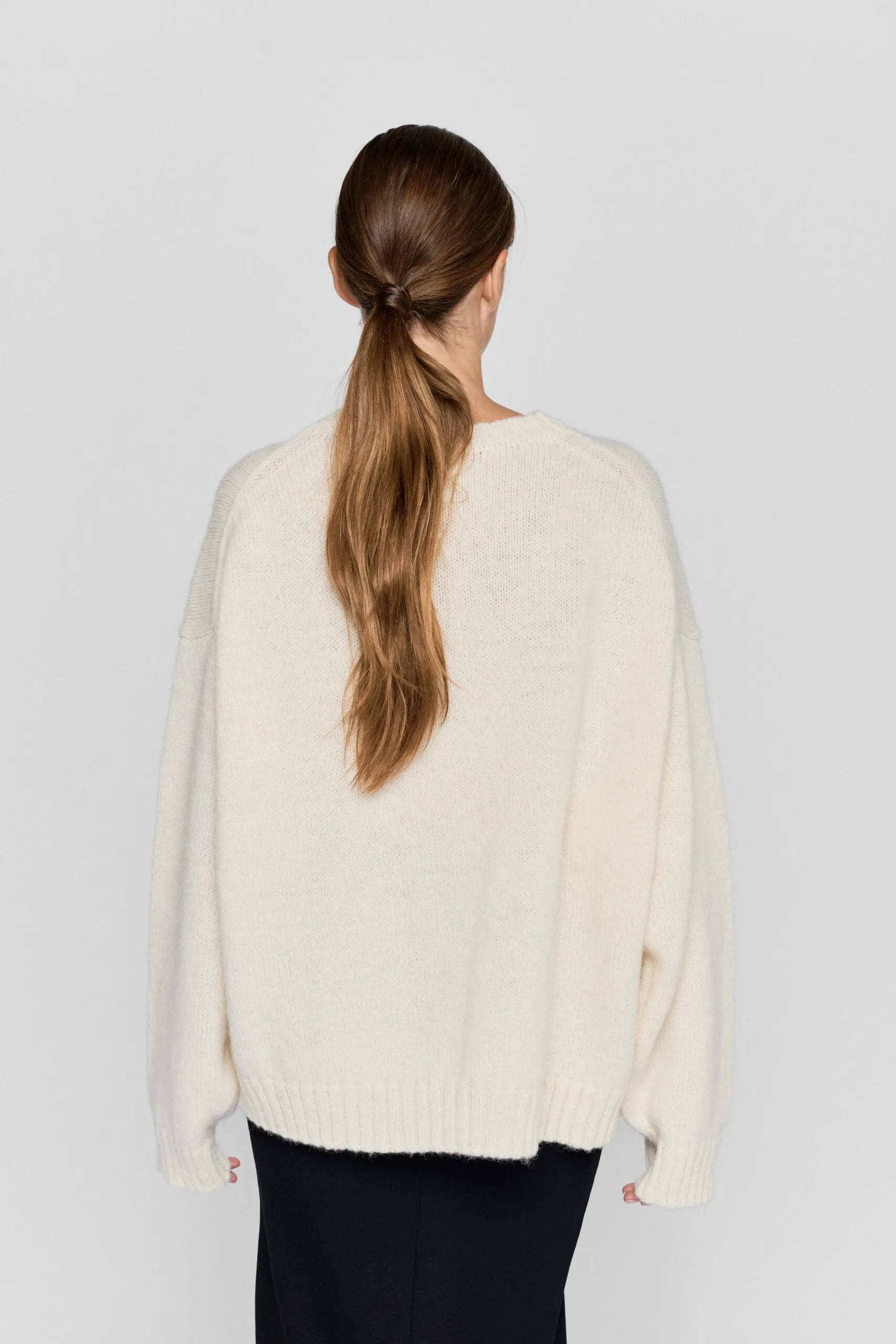 Ire Knitted Sweater - Ivory