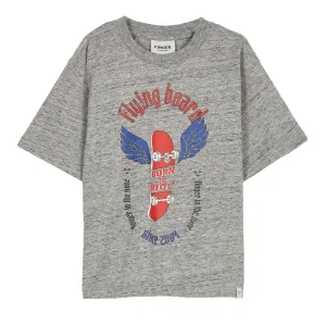 King Board Short Sleeve T-Shirt Heather Grey