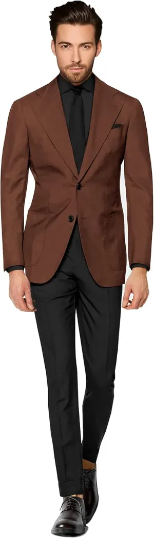 Men's Blazer 2 Button Long Sleeve Regular Fit Suit Sport Coat Jacket Business Casual Lightweight Sport Coat