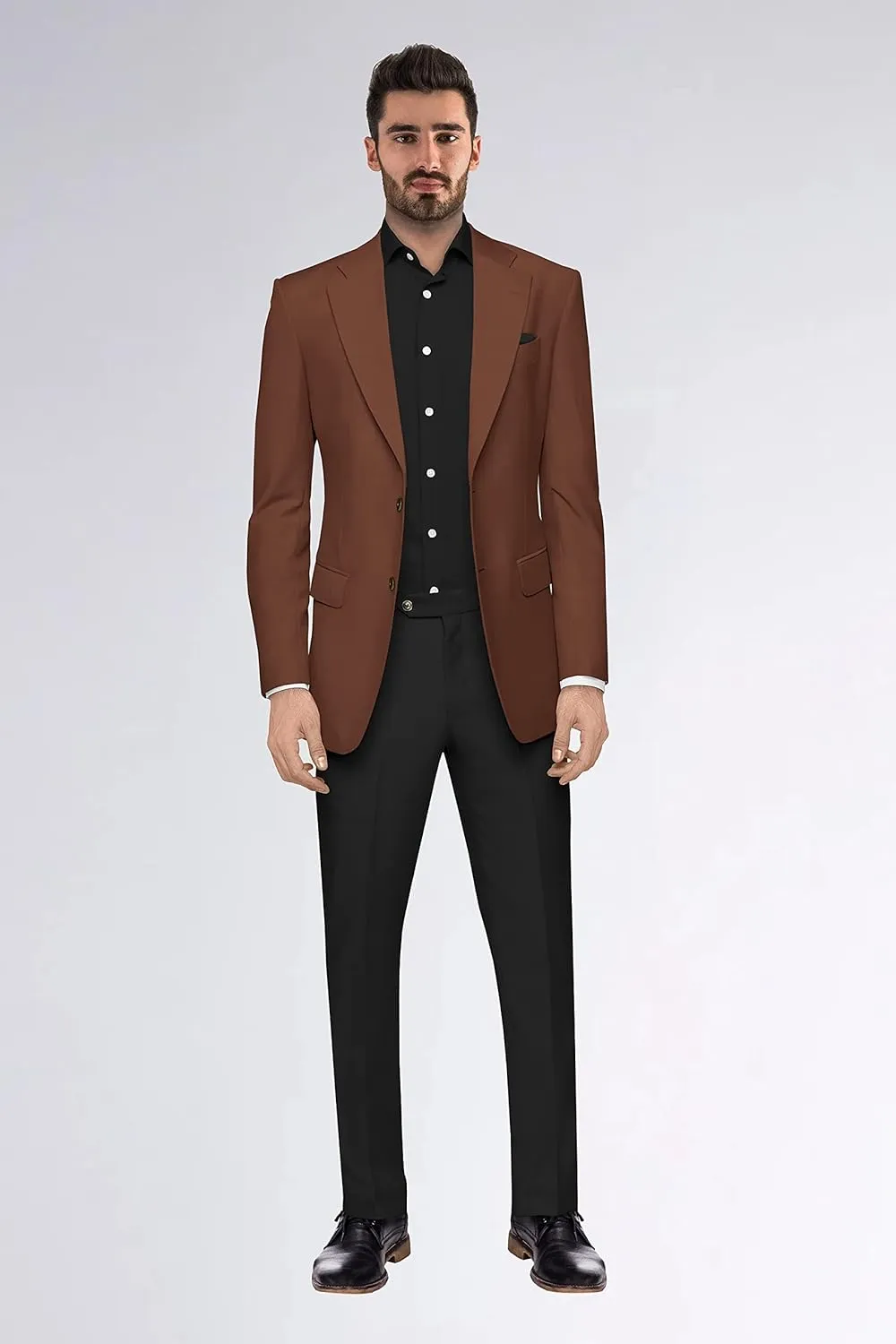 Men's Blazer 2 Button Long Sleeve Regular Fit Suit Sport Coat Jacket Business Casual Lightweight Sport Coat