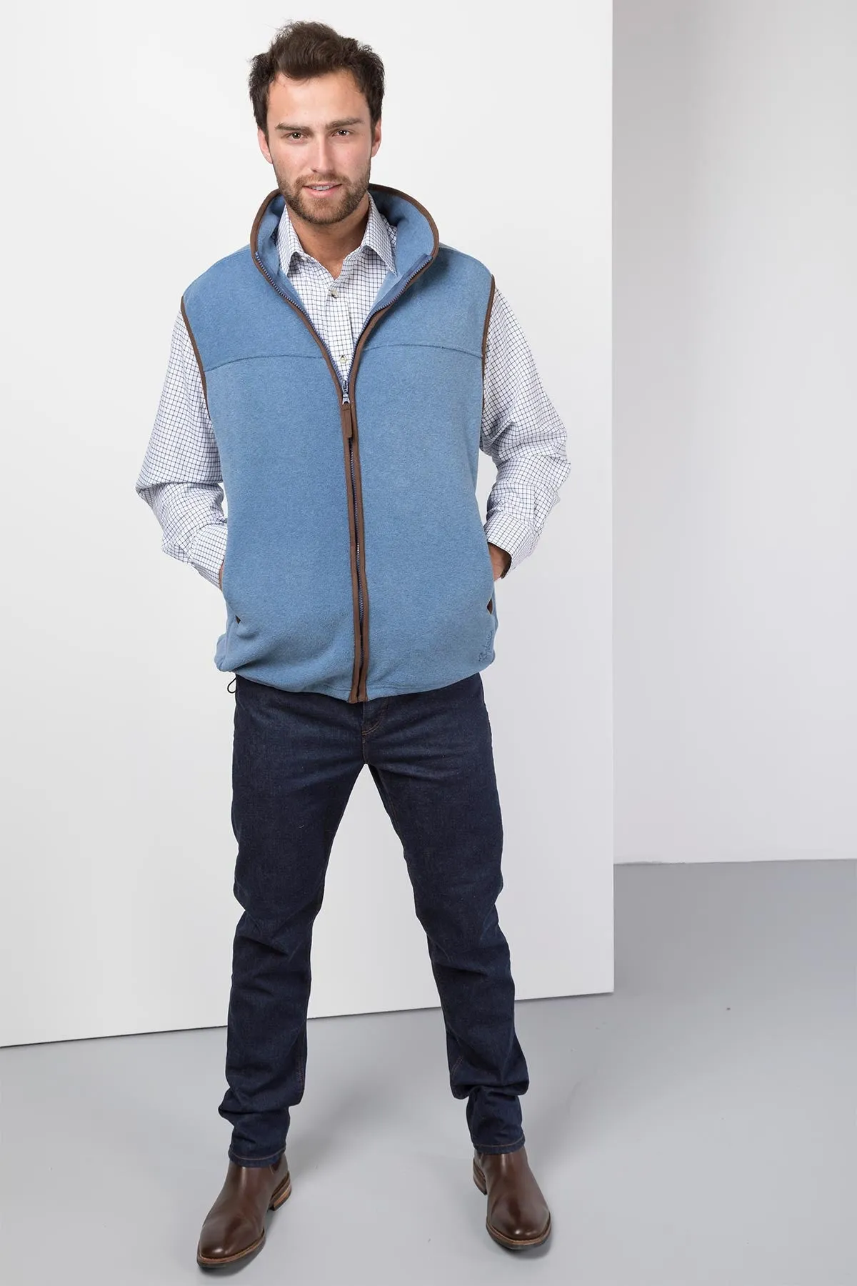Men's Fleece Waistcoats - Huggate