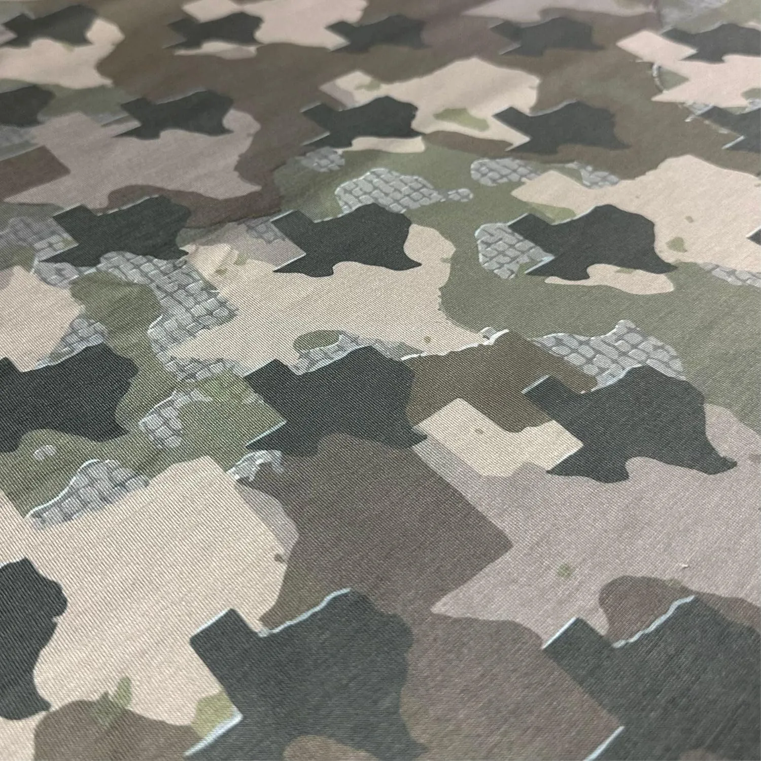 Mens Texas Camo Short Sleeve Shirt - Moisture Wicking