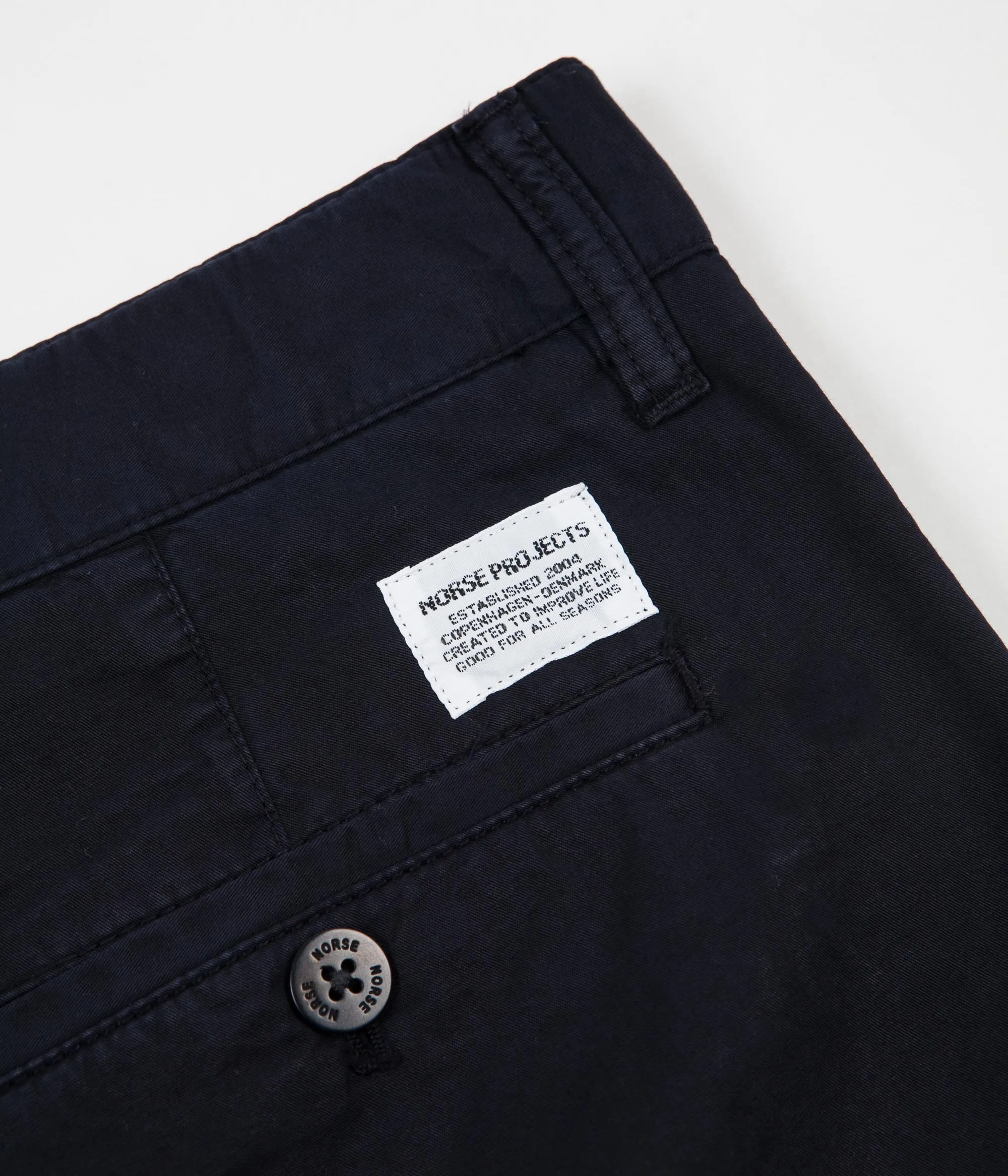 Norse Projects Aros Light Twill Pants - Dark Navy