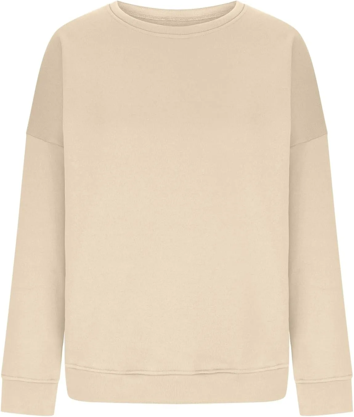 Oversized Hoodie Women Autumn Winter Tops Women's Long Sleeve Sweatshirt Casual Crewneck Loose Fit Pollover Fleece
