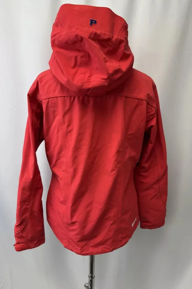 Peak Performance Red White Gore Tex Shell Women’s Ski Jacket Size S
