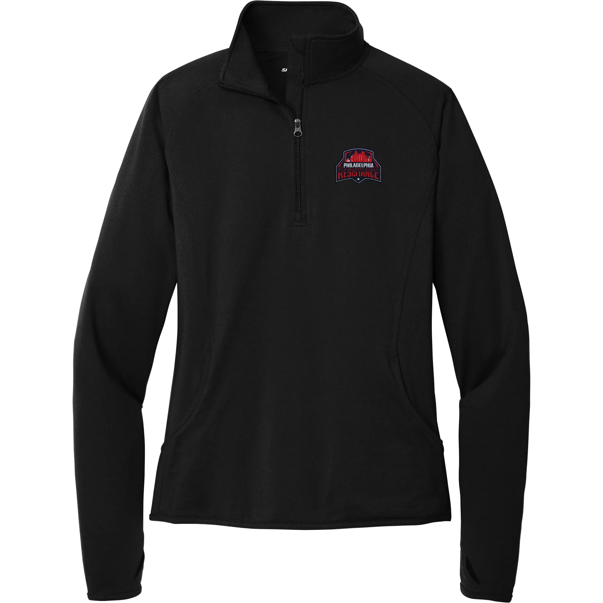 Philadelphia Resistance Ladies Sport-Wick Stretch 1/4-Zip Pullover