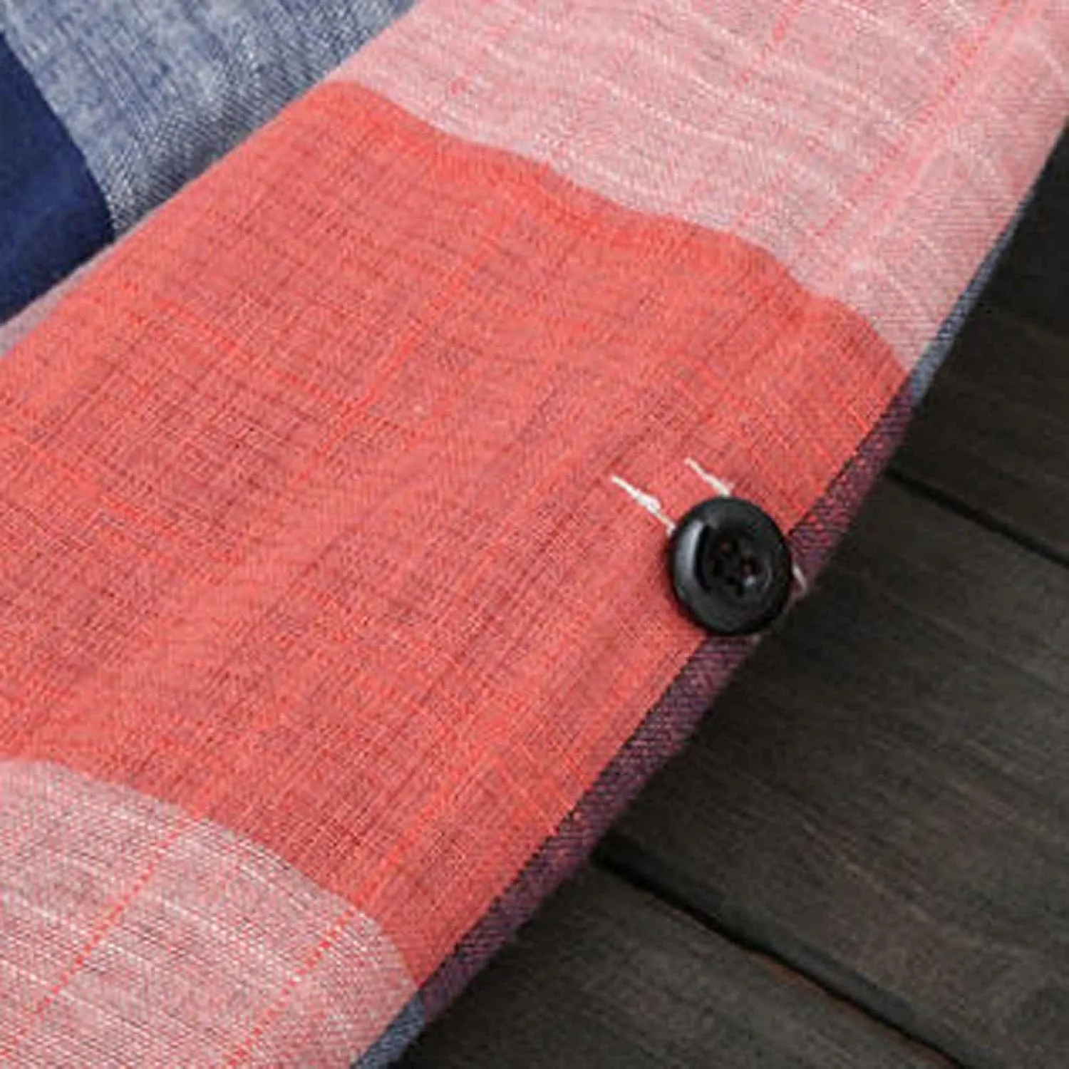 Plaid Shirts for Women 2025 Fashion Oversized Long Button Up Blouses Summer Beach Cover Up
