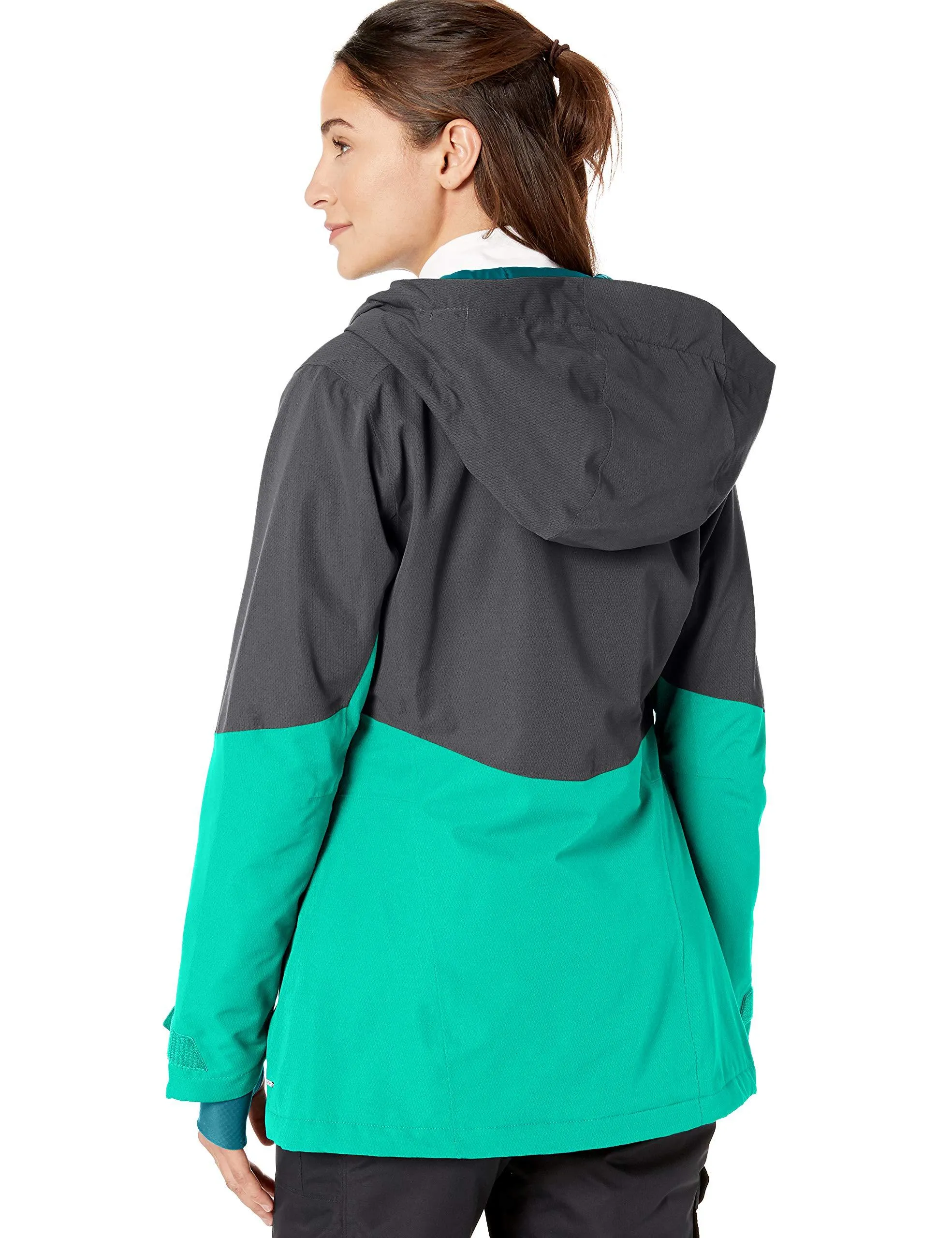 Salomon Women's Qst Snow JACKET , Waterfall, Large