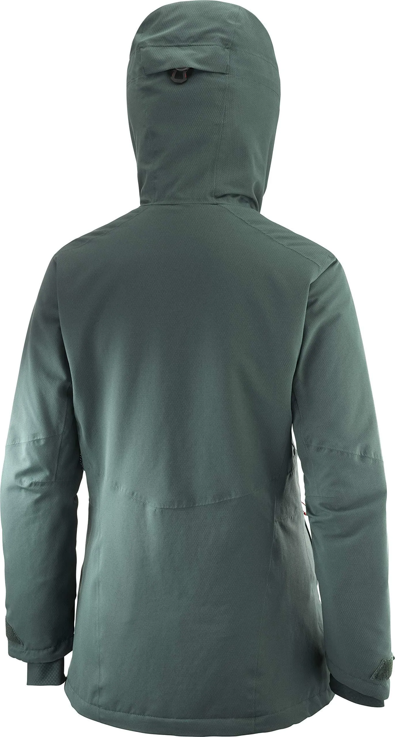 SALOMON Women's Qst Snow JKT W, Green Gab, Small
