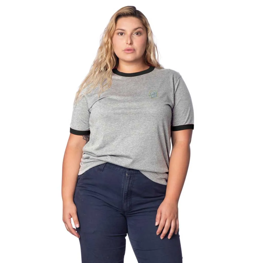 Santa Cruz Absent Gleam Dot S/S Tee - Grey/Black