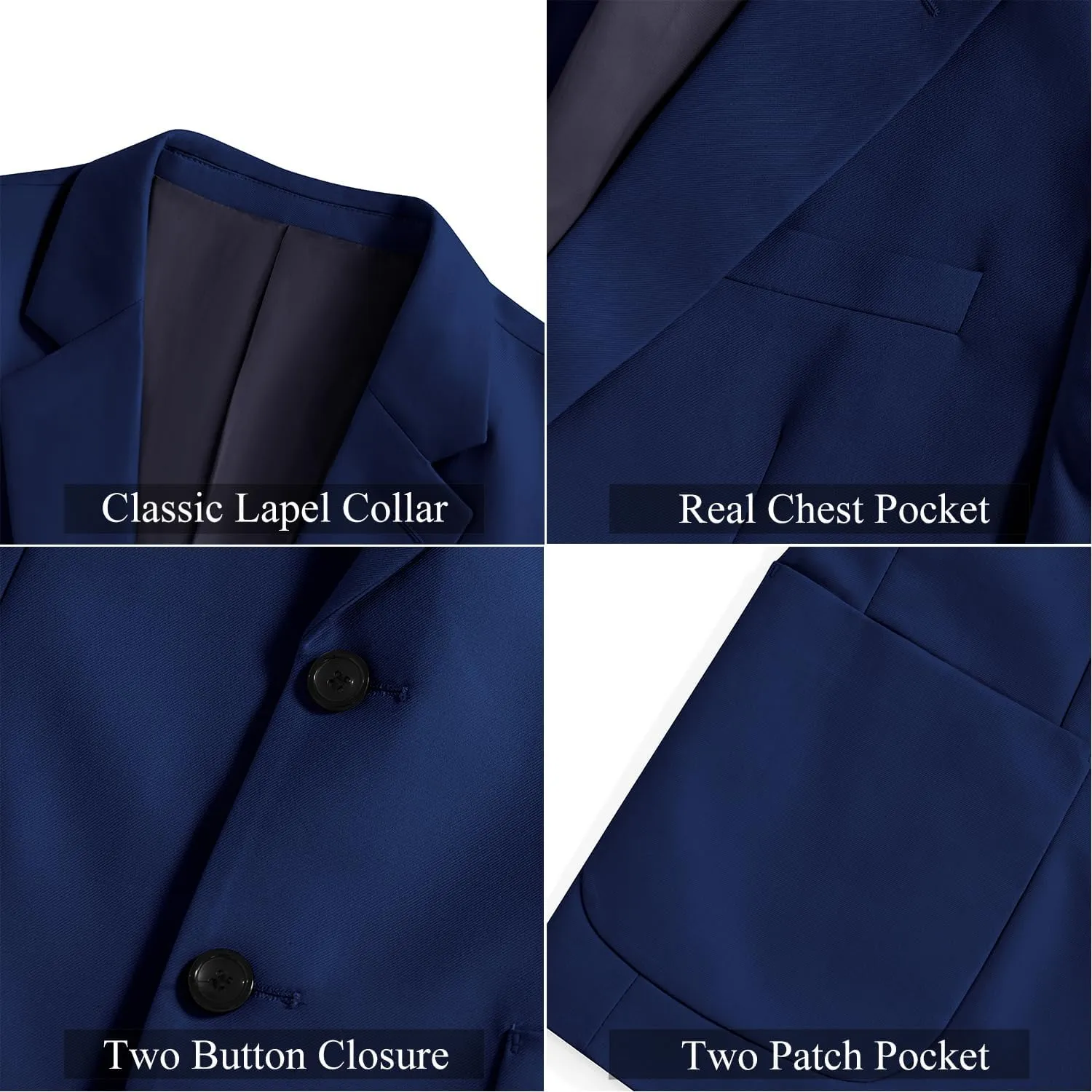 Vssjavun Mens Blazer Sport Coats Casual Lightweight Two Button Dinner Party Suit Jackets