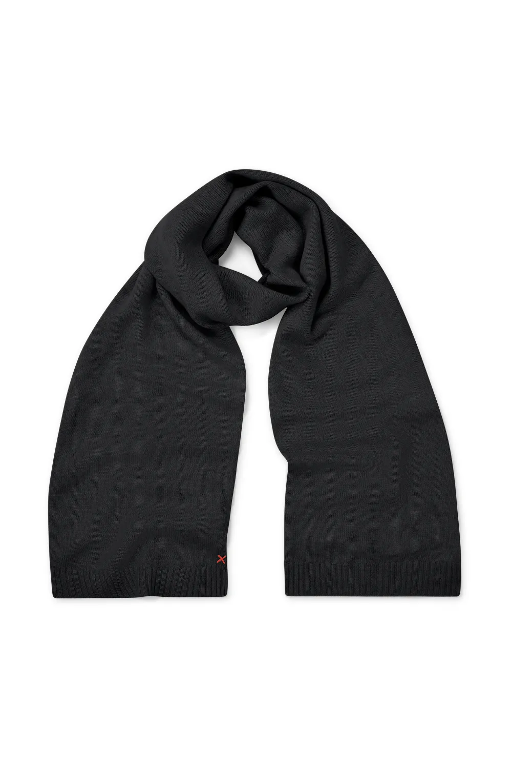 Women's Chinti and Parker Scarf Charcoal Wool-Cashmere One Size