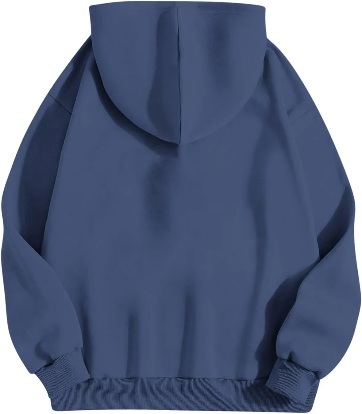 Women's Oversized Hoodies 2024 Solid Color Casual Long Sleeve Sweatshirt Trendy Pullover Tops with Pocket Fall Winter