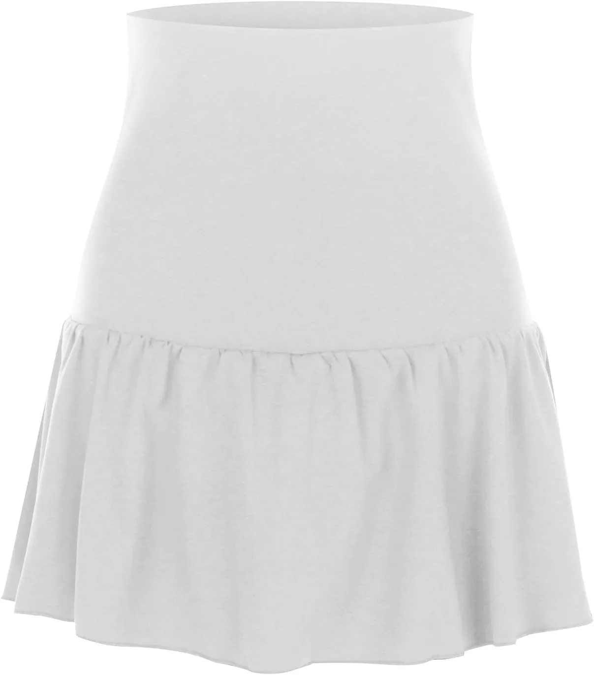 Women's Plain Pleated Skirt Women's Sports Waistband Skirt A Line Leopard Midi Skirt