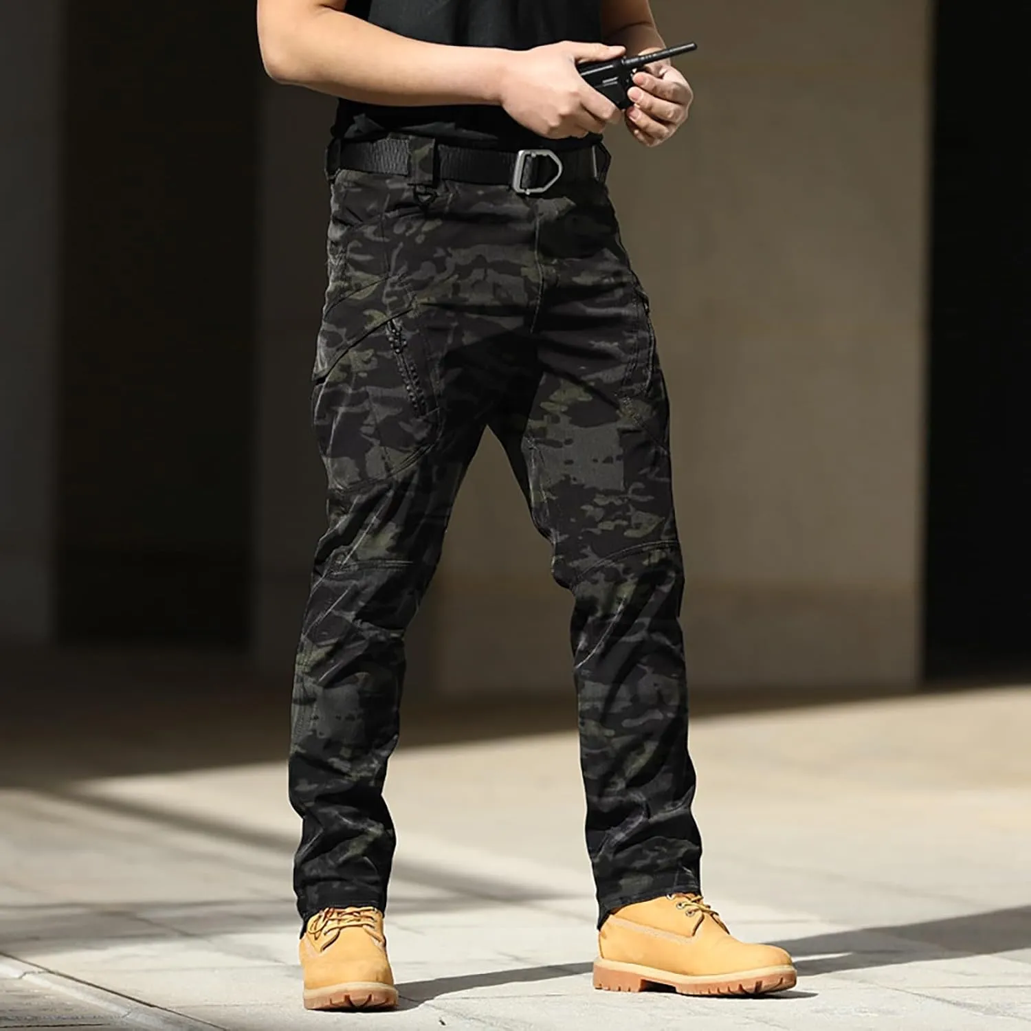 Work Pants for Men Big and Tall Casual Loose Straight Sweatpants Outdoor Lightweight Work Hiking Pants Jogger Tousers